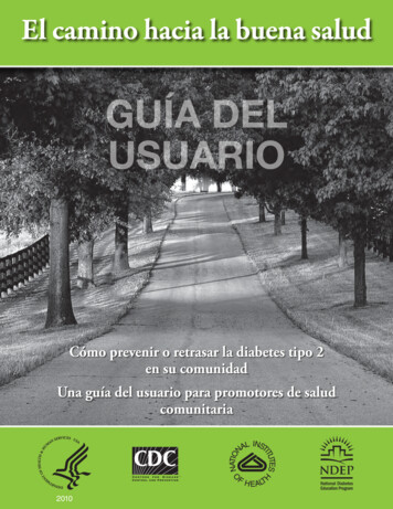 GUA DEL USUARIO - Centers For Disease Control And Prevention