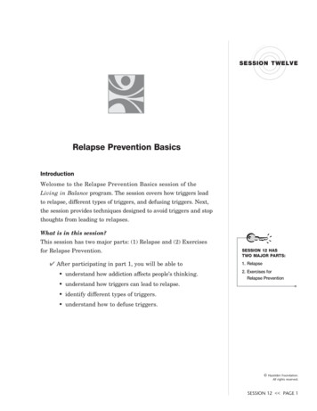 Relapse Prevention Basics - Hazelden