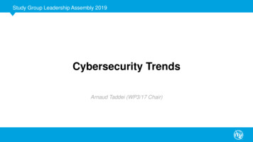 Cybersecurity Trends - ITU: Committed To Connecting The World