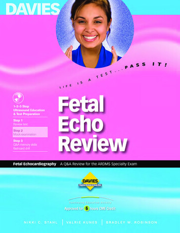 Fetal Echocardiography Review D A