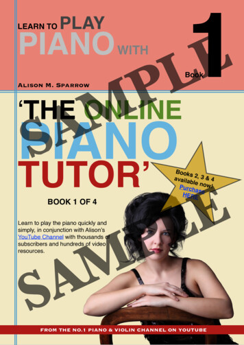 Book Alison M. Sparrow THE ONLINE PIANO