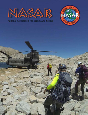 National Association For Search And Rescue