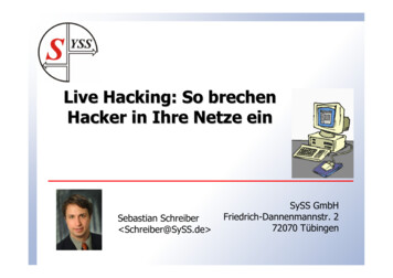 Live Hacking : So Brechen Hacker In Ihre Netze Ein