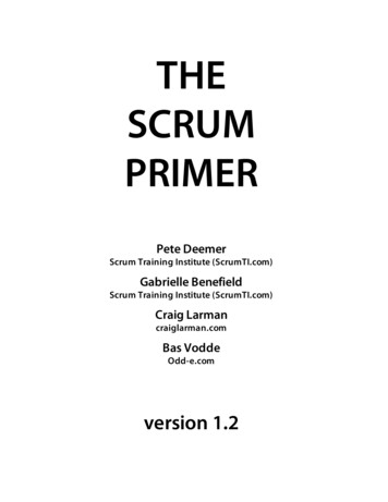 Scrum Primer V1 - Nairb Codex