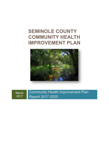 Bay County Community Health Improvement Project - County Health Profile