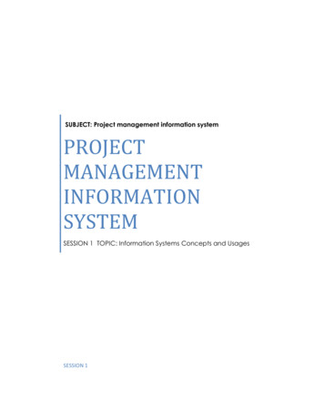 Project Management Information System - Aiu