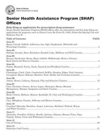 Senior Health Assistance Program (SHAP) Offices - Illinois