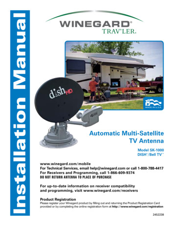 Installation Manual - RV Satellite