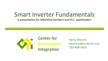 Smart Inverter Fundamentals - MDV-SEIA