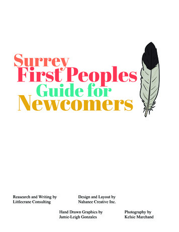 Surrey First Peoples Newcomers Guide For