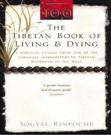 The Tibetan Book Of Living And Dying - Avalon Library