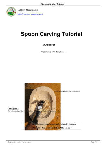 Spoon Carving Tutorial