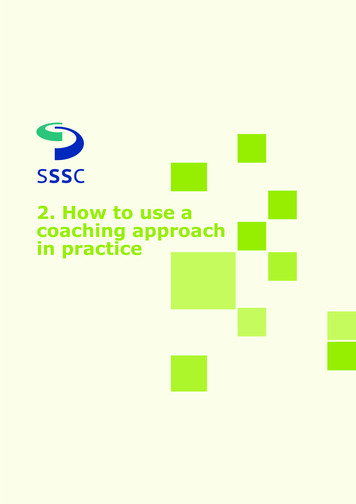 2. How To Use A Coaching Approach In Practice