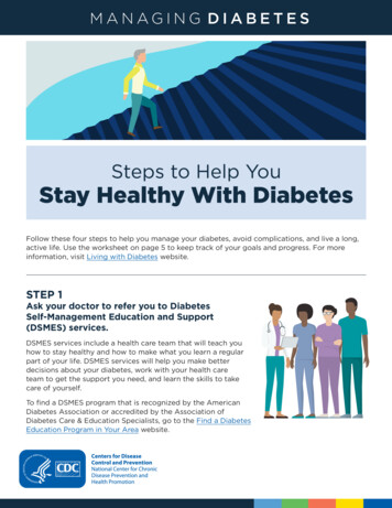 Managing Diabetes: Steps To Help You Stay Healthy With .