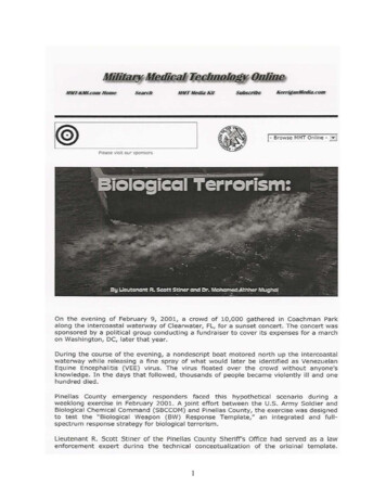Military Medical Technology Online, Biological Terrorism