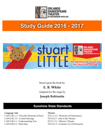Stuart Little 2016 Study Guide - Orlando Shakes