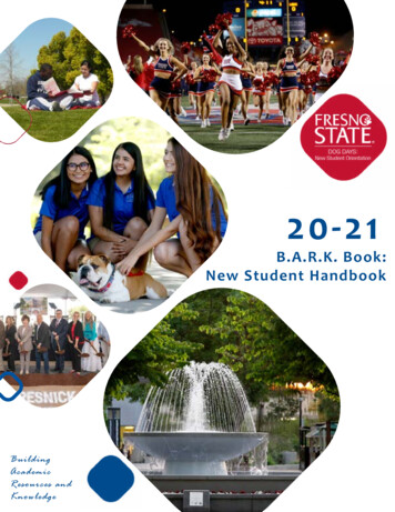 B.A.R.K. Book: New Student Handbook