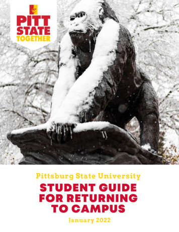 Student Guide For Returning To Campus Spring 2022