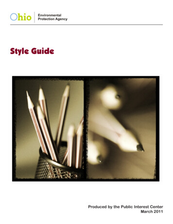Style Guide - Ohio