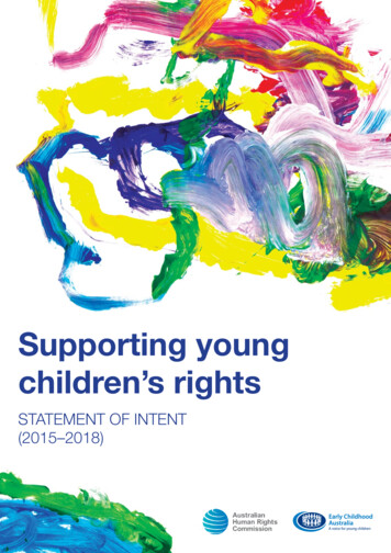 Supporting Young Children's Rights