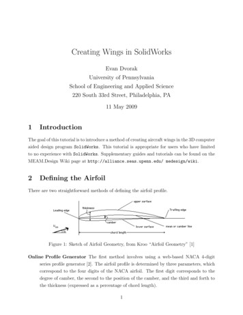 Creating Wings In SolidWorks - MEAM.Design