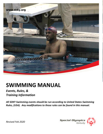 Swimming Manual-updated December 2017