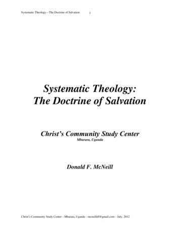 Soteriology—The Doctrine Of Salvation