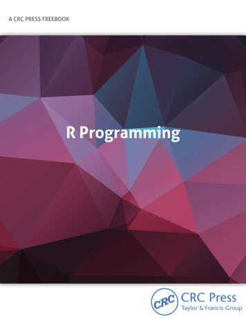 SBU3 R Programming - Routledge 