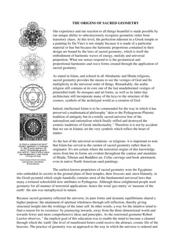 THE ORIGINS OF SACRED GEOMETRY - Avalon Library