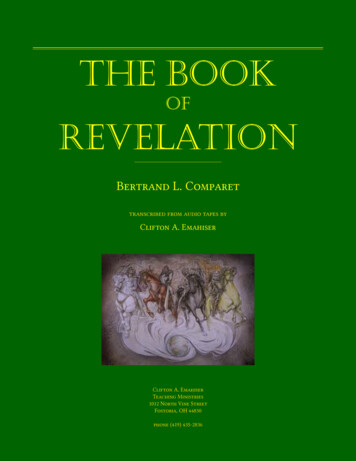 THE BOOK OF REVELATION - Christians For Truth