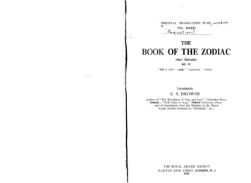 THE OF ZODIAC