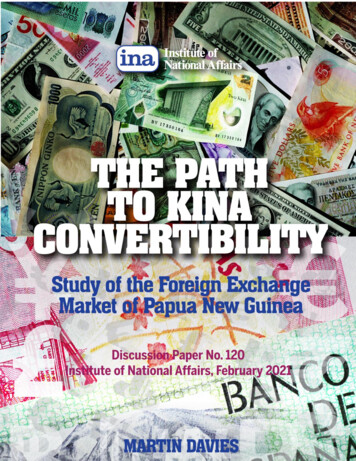 Study Of The Foreign Exchange Market Of Papua New Guinea