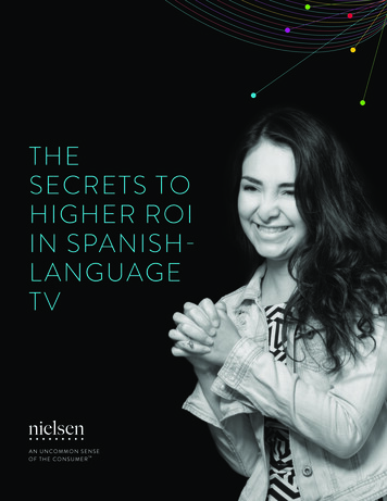 THE SECRETS TO HIGHER ROI IN SPANISH- LANGUAGE TV