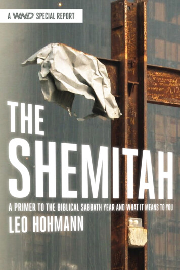 THE SHEMITAH By Leo Hohmann -- A WND SPECIAL REPORT