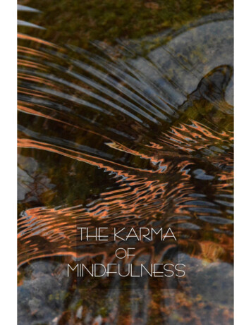 The Karma Of Mindfulness - Ṭhānissaro Bhikkhu