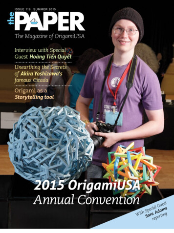2015 OrigamiUSA - Minori Shimizu