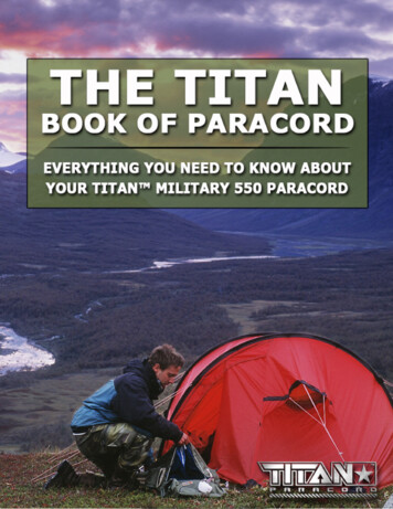 The Titan Book Of Paracord - Amazon S3