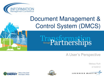Document Management & Control System (DMCS) - Energy