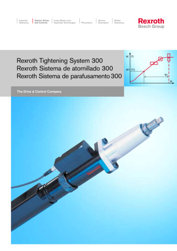 Rexroth Sistema De Atornillado 300 - Core Tool Technologies