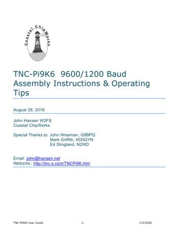 TNC-Pi Assembly Instructions & Operating Tips