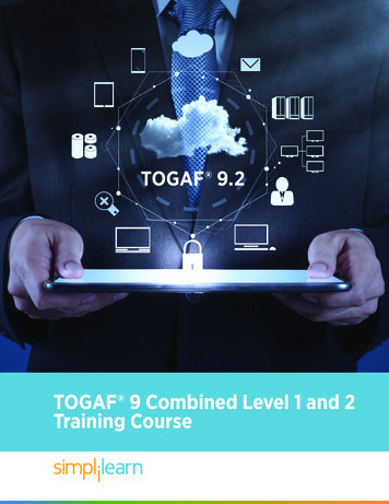 TOGAF 9 - Simplilearn 