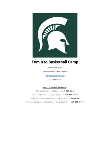 Tom Izzo Basketball Camp - Michigan State University