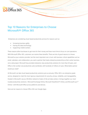 Top 10 Reasons Why Companies Choose Microsoft Office 365