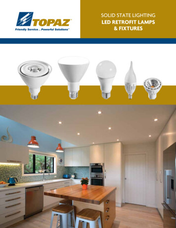 Solid State Lighting Led Retrofit Lamps & Fixtures