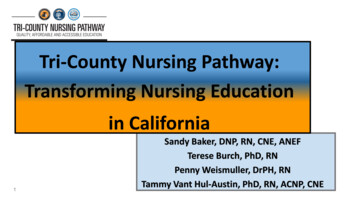 Tri-County Nursing Pathway: Transforming Nursing Education In . - COADN
