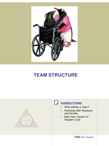 Team Structure Instructor Guide - PDF