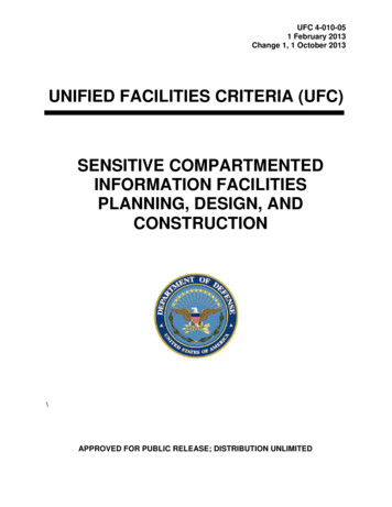 UFC 4-010-05 Sensitive Compartmented Information .