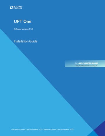 UFT Installation Guide - SAP