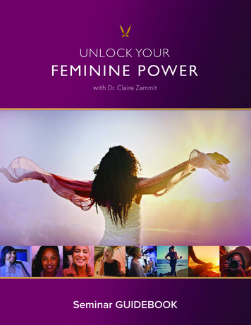 Guidebook The Unlock Your Feminine Power Seminar