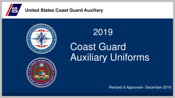 Coast Guard Auxiliary Uniforms